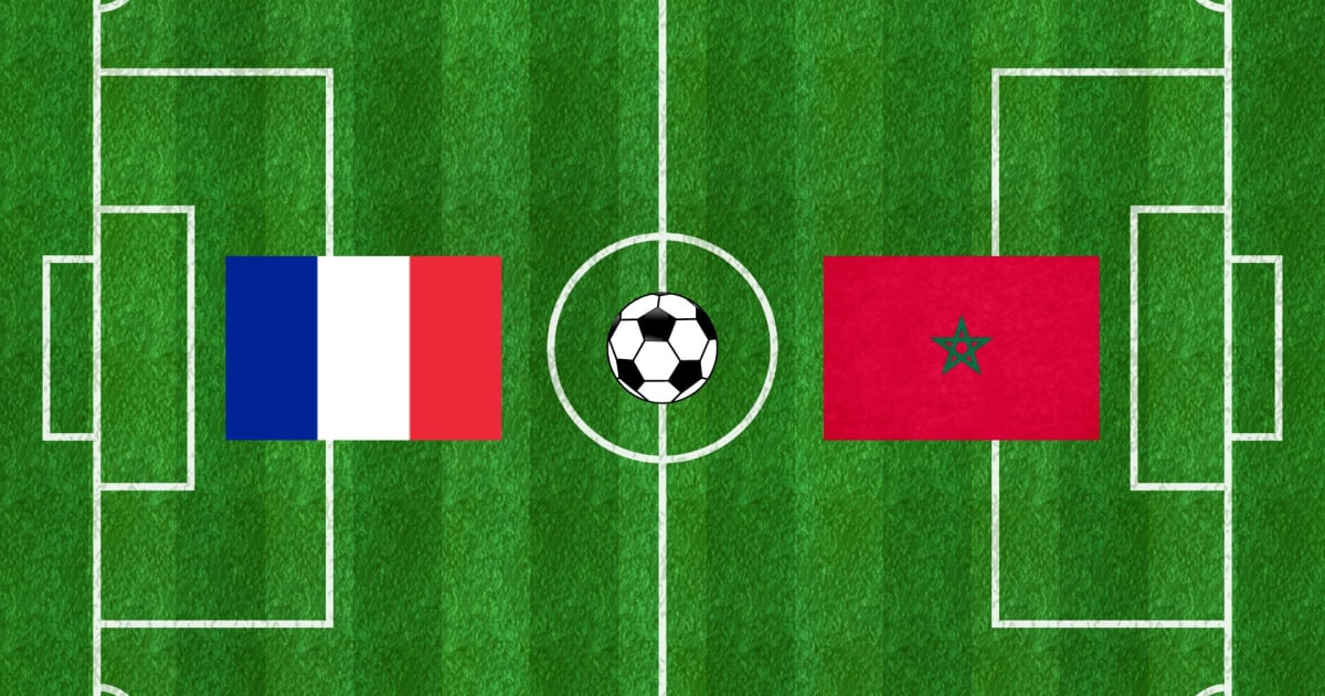 نصف نهائي كأس العالم 2022 - فرنسا والمغرب